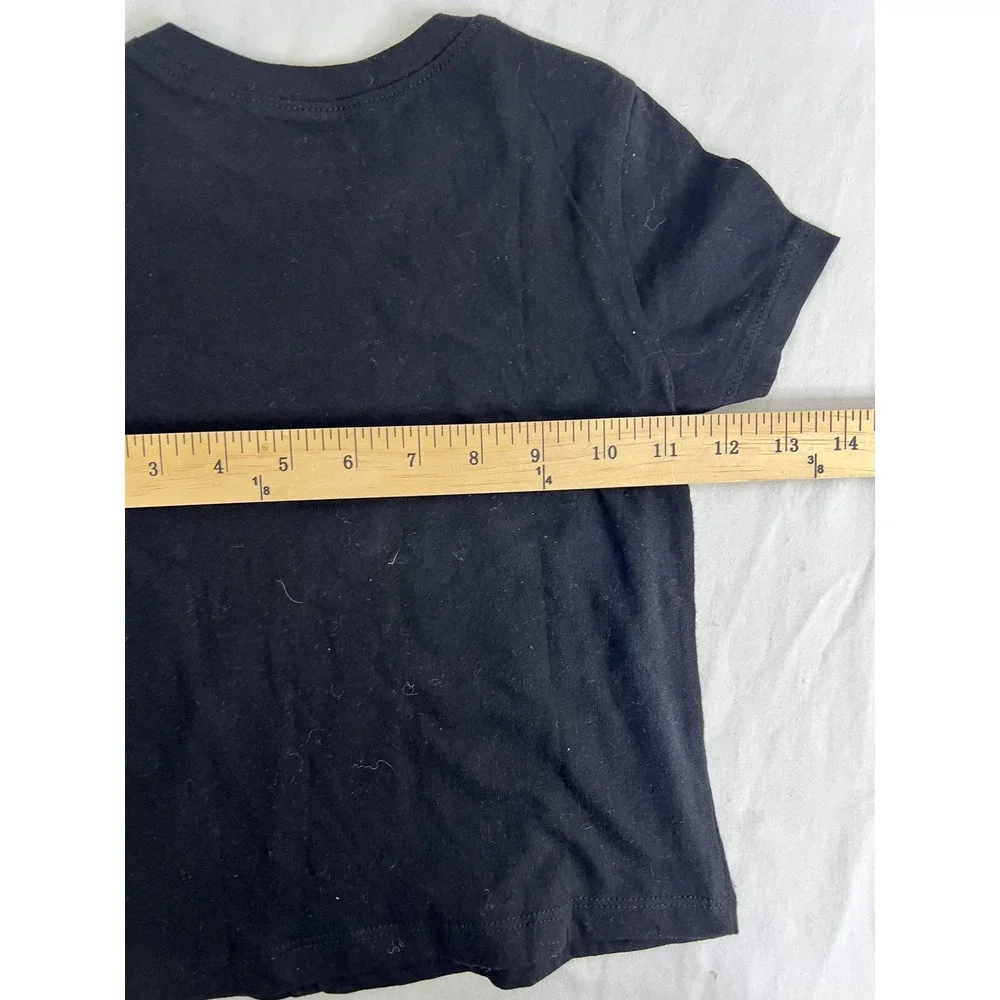 Old Navy Shirt Boys 3T Black Short Sleeve Basic Tee‎ New Cotton Casual Crewneck